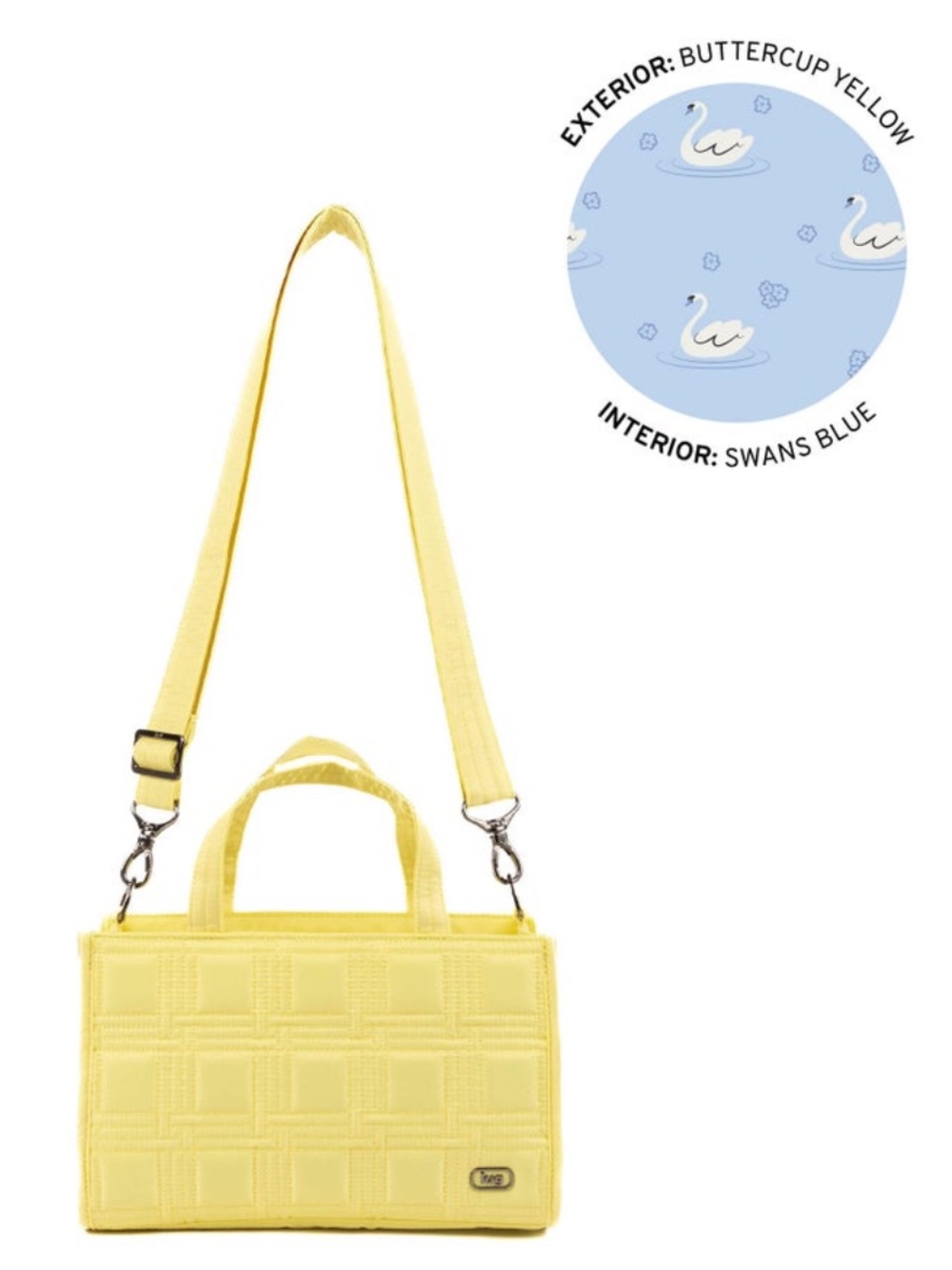 Lug Train Top Handle Crossbody Bag Buttercup Yellow